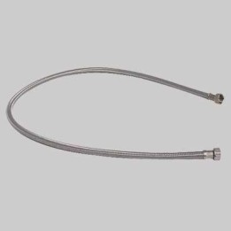 TUBO CARICO LAVATRICE IN ACCIAIO - cm 200 con curva