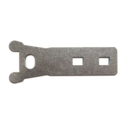 PORTALUCCHETTO PIANO ORIZ ACC ZINC 8X155 MM