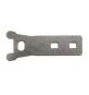 PORTALUCCHETTO PIANO ORIZ ACC ZINC 8X155 MM
