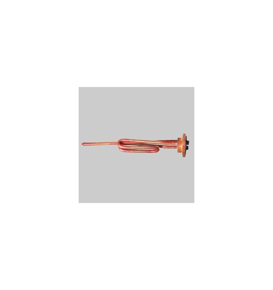 RESISTENZA A TAPPO RICURVA - 1200 W att 1"1/4 M6 c/p.anodo