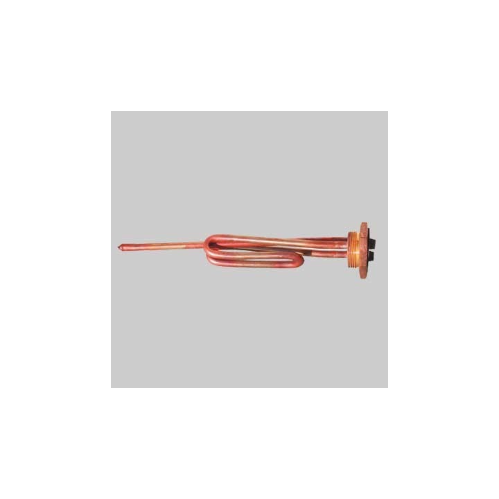 RESISTENZA A TAPPO RICURVA - 1500 W att 1"1/4 M6 c/p.anodo