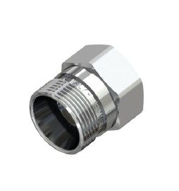 RACCORDO DIRITTO FEMMINA CROMATO 3/4 - 24X19 fil (D.16)