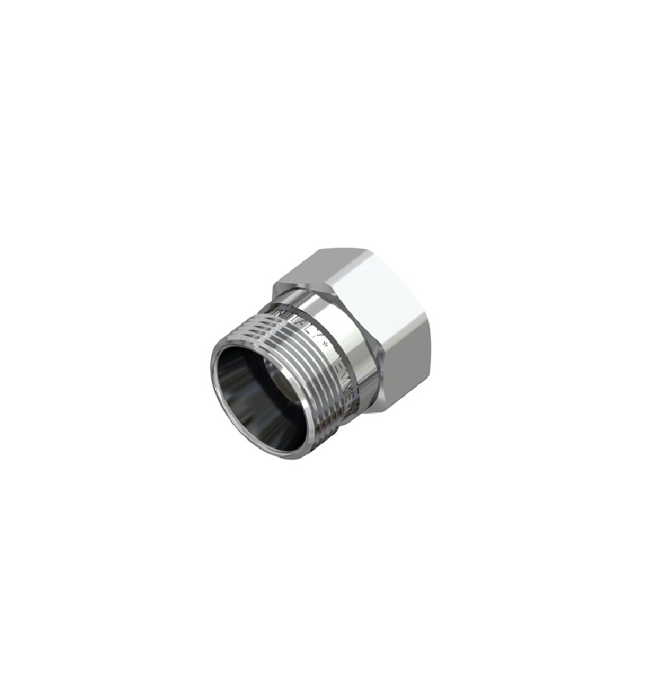 RACCORDO DIRITTO FEMMINA CROMATO 3/4 - 24X19 fil (D.16)