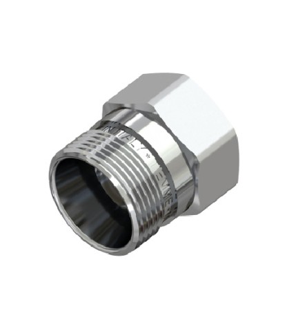 RACCORDO DIRITTO FEMMINA CROMATO 3/4 - 24X19 fil (D.16)
