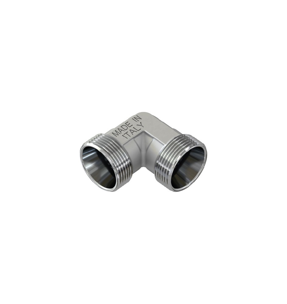 RACCORDO CURVO DOPPIO CROMATO 24X19 fil (D.16)