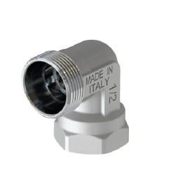 RACCORDO CURVO FEMMINA CROMATO 1/2 - 24X19 fil (D.16)