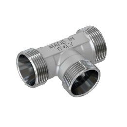 RACCORDO A T MASCHIO CROMATO 24X19 fil (D.16)