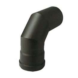 GOMITO P/STUFA A PELLET 90 ATTACCO MF D 10 CM NERO OPACO