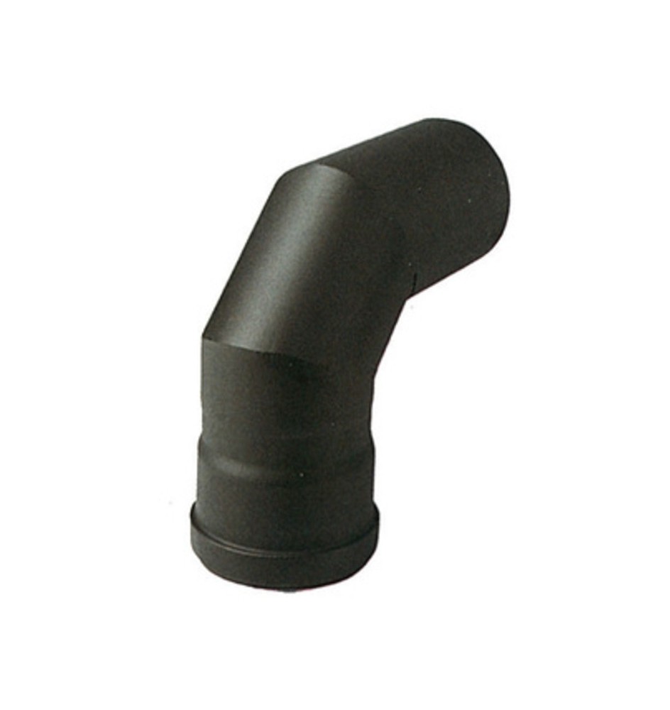 GOMITO P/STUFA A PELLET 90 ATTACCO MF D 10 CM NERO OPACO