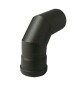 GOMITO P/STUFA A PELLET 90 ATTACCO MF D 10 CM NERO OPACO