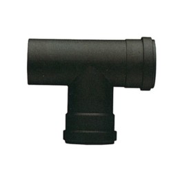 RACCORDO A T P/STUFA A PELLET ATTACCO FFM D 10 CM NERO OPACO