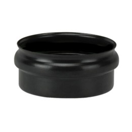 SCARICO CONDENSA CIECO P/STUFA PELLET D 10CM NERO OPACO