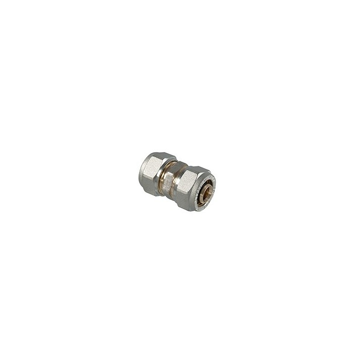 RACCORDO DIRITTO DOPPIO A COMPRESSIONE PER MULTISTRATO 20x20