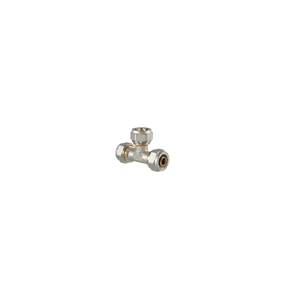 RACCORDO TEE A COMPRESSIONE PER MULTISTRATO 16x16x16