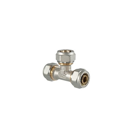 RACCORDO TEE A COMPRESSIONE PER MULTISTRATO 20x20x20