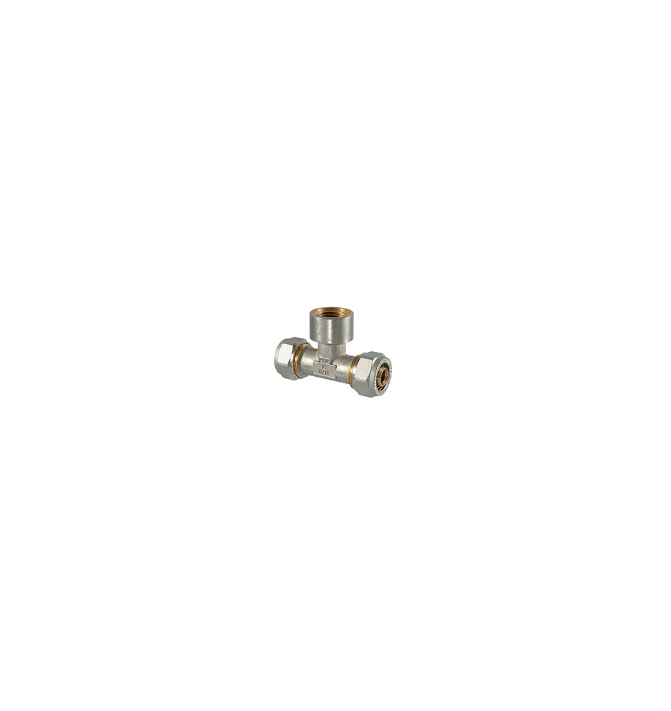 RACCORDO TEE FEMMINA A COMPRESSIONE PER MULTISTRATO 32 x 1" x 32