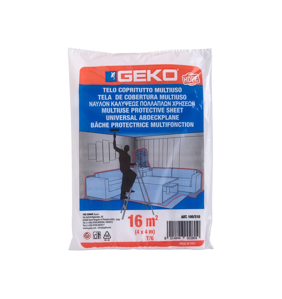 TELONE COPRITUTTO POLIETILENE 4X 4 M 100 G HD 6MY