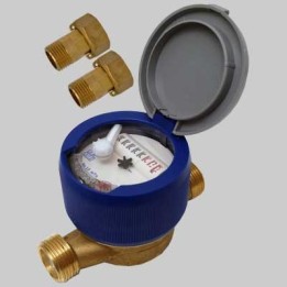 CONTATORE A SECCO 8 RULLI USF - 3/4 Acqua fredda