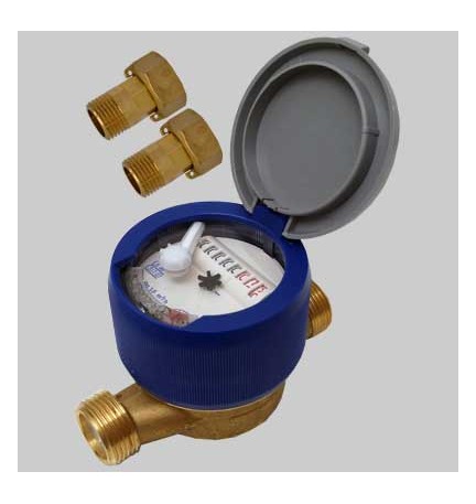 CONTATORE A SECCO 8 RULLI USF - 3/4 Acqua fredda
