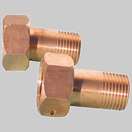 CODOLO CON CALOTTA PER CONTATORI - 1" x 1"1/4