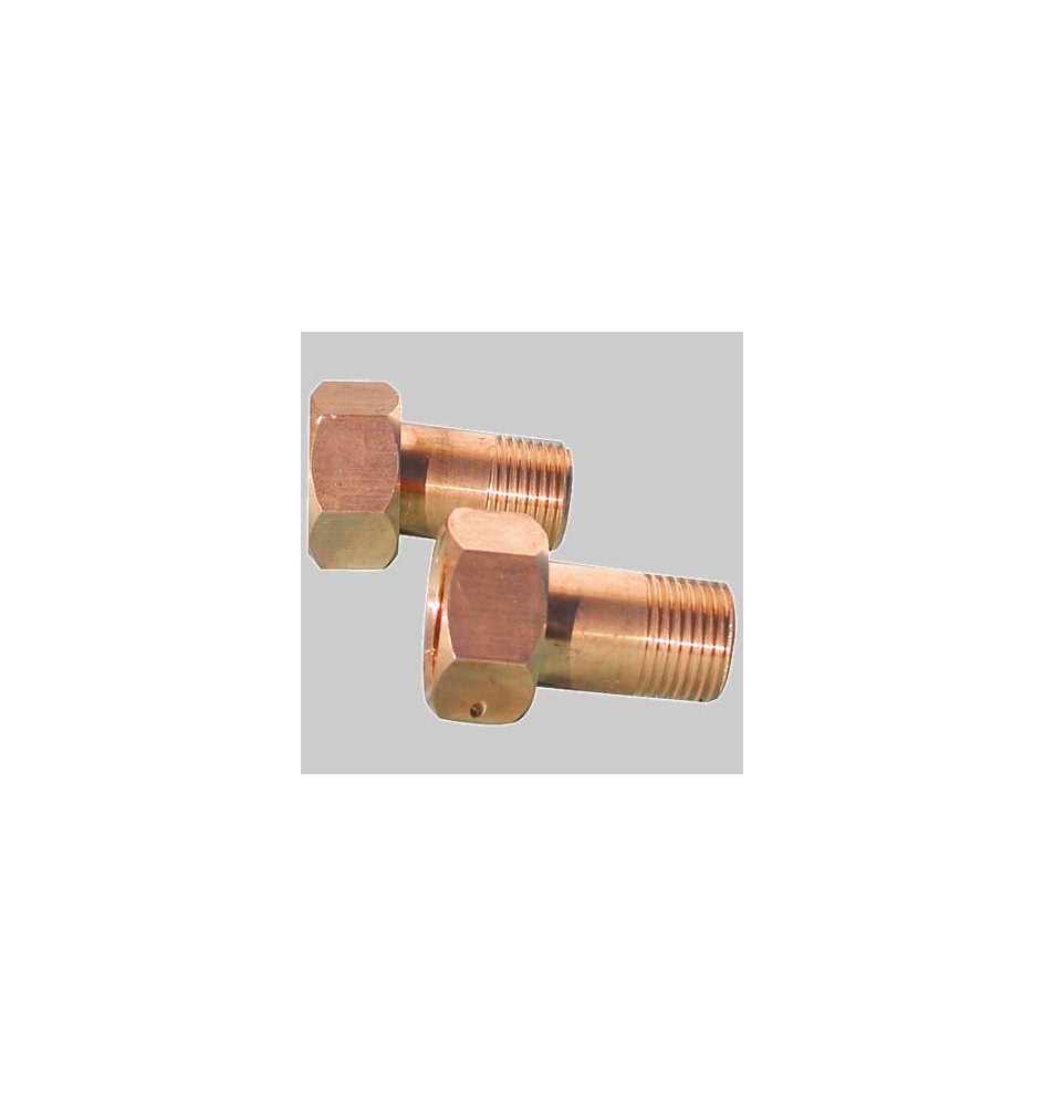 CODOLO CON CALOTTA PER CONTATORI - 1"1/4 x 1"1/2