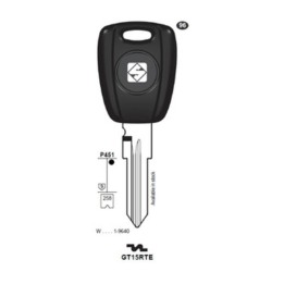 SILCA GT15RTE CHIAVE TRANSPONDER VUOTA OTTONE