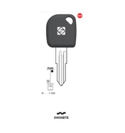 SILCA DWO6BTE CHIAVE TRANSPONDER VUOTA OTTONE