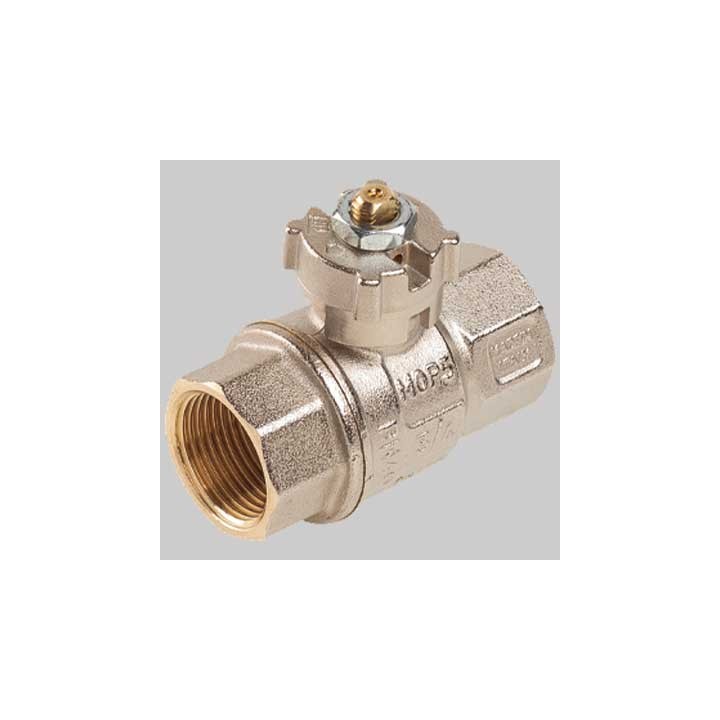 VALVOLA A SFERA FF CON QUADRO PIOMBABILE - 1"1/4