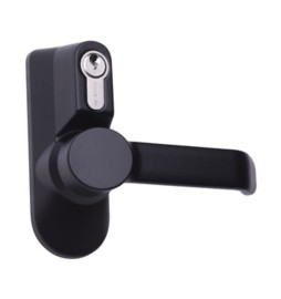 CISA 07078.38 MANIGLIA C/CILINDRO NERO