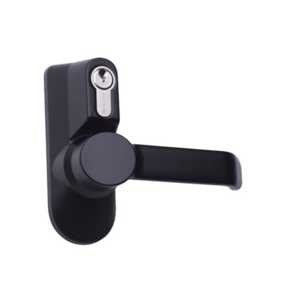 CISA 07078.38 MANIGLIA C/CILINDRO NERO