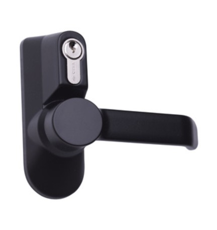 CISA 07078.38 MANIGLIA C/CILINDRO NERO