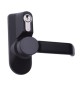 CISA 07078.38 MANIGLIA C/CILINDRO NERO
