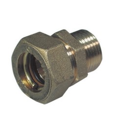 RACCORDO DIRITTO O-RING MASCHIO CONICO TIEMME 1/2 x 18