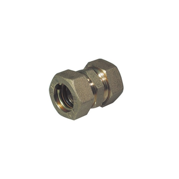 RACCORDO DIRITTO INTERMEDIO DOPPIO O-RING TIEMME 16