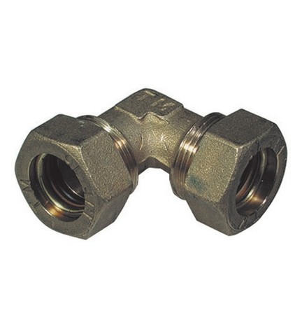 GOMITO A 90° DOPPIO O-RING TIEMME 16