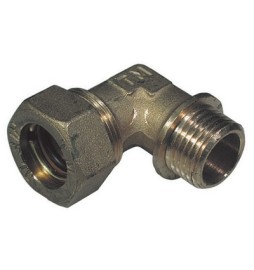 GOMITO A 90° O-RING MASCHIO CONICO TIEMME 1/2 x 16