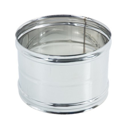 RACCORDO INOX ATTACCO FF D 8 CM