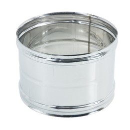 RACCORDO INOX ATTACCO FF D 10 CM