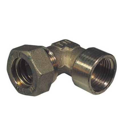 GOMITO A 90° O-RING FEMMINA TIEMME 3/4 x 22