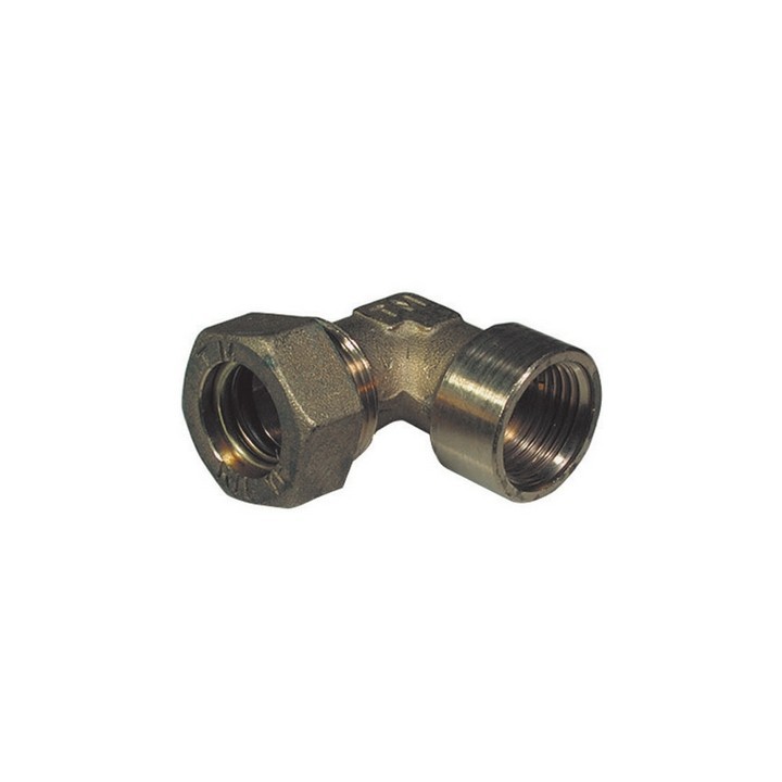 GOMITO A 90° O-RING FEMMINA TIEMME 3/4 x 22