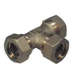 RACCORDO A TEE CON 3 DADI O-RING TIEMME 16