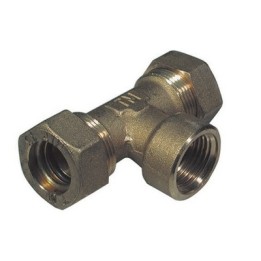 RACCORDO A TEE O-RING FEMMINA TIEMME 1/2 x 12