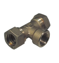 RACCORDO A TEE O-RING FEMMINA TIEMME 1/2 x 14