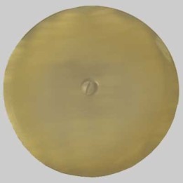PIATTELLO CHIUSO CON VITE BRONZATO - mm 150