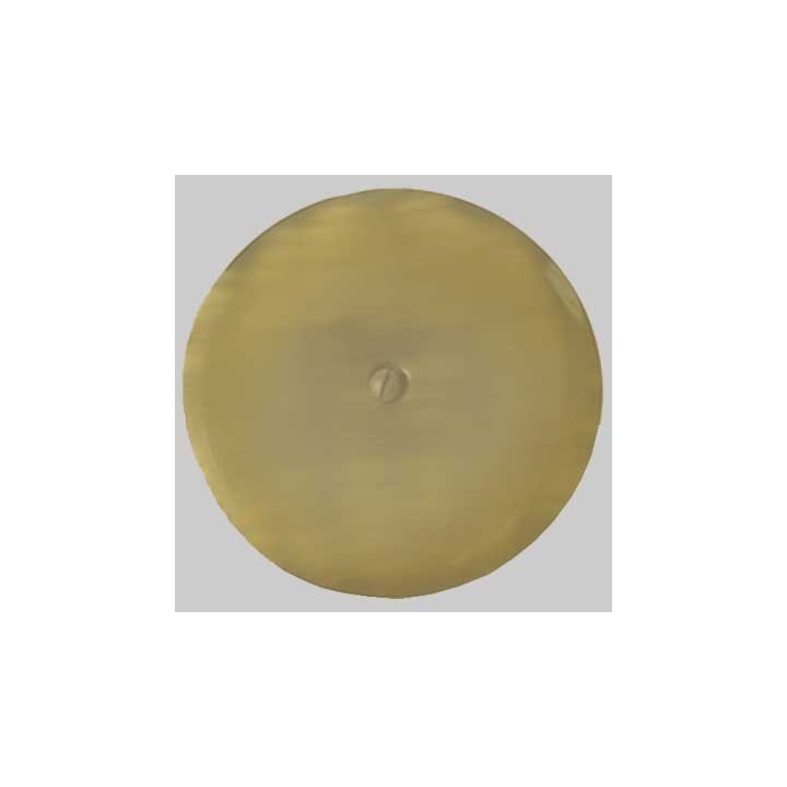 PIATTELLO CHIUSO CON VITE BRONZATO - mm 150