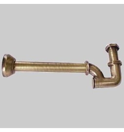 SIFONE A COLONNA CON ROSONE BRONZATO - 1"1/4