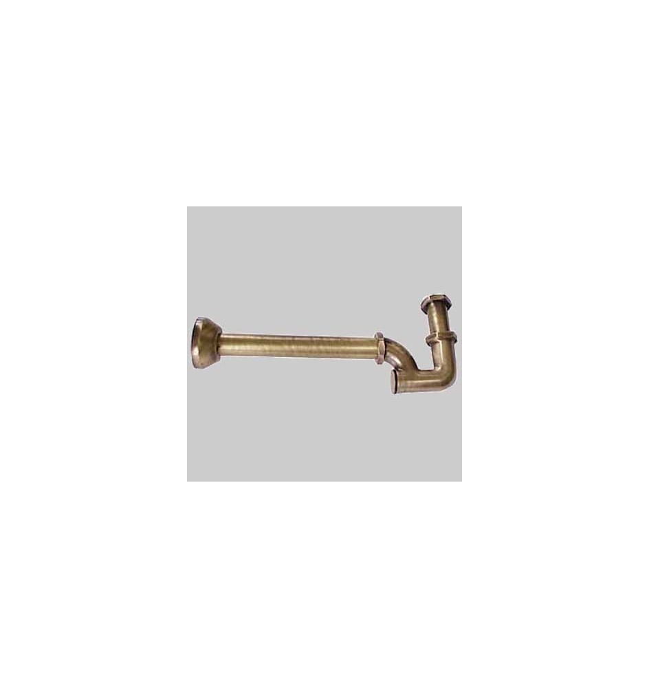 SIFONE A COLONNA CON ROSONE BRONZATO - 1"1/4