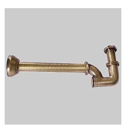 SIFONE A COLONNA CON ROSONE BRONZATO - 1"1/4