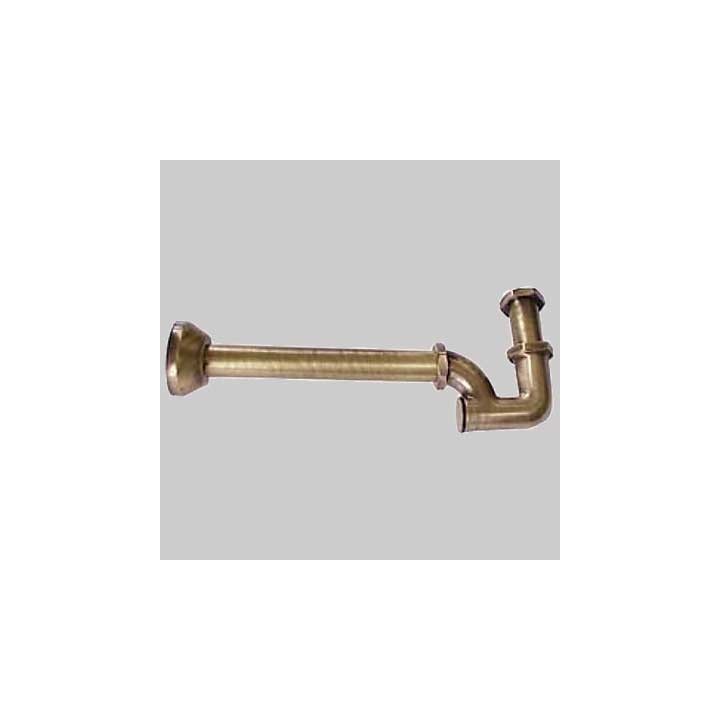 SIFONE A COLONNA CON ROSONE BRONZATO - 1"1/4