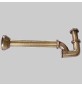 SIFONE A COLONNA CON ROSONE BRONZATO - 1"1/4